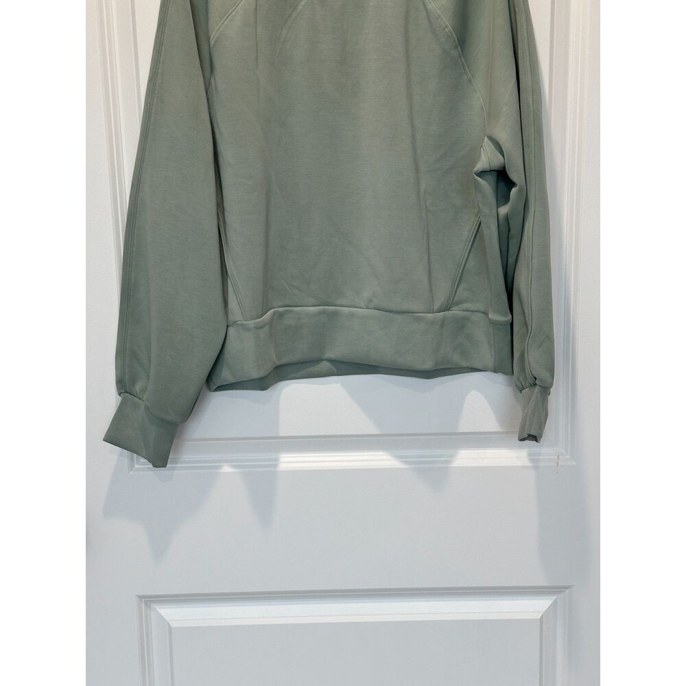 NWT Member's Mark Sandwash Crewneck Pullover Sweatshirt Sage Green Size Medium - Picture 3 of 6